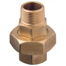 Guidi Brass Union M-F Tappered Seat & O-Ring 1/2 in