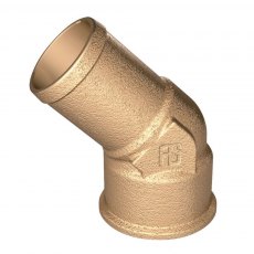 Guidi Brass 45 deg. Hose Connector F 1/2 in x 19 mm