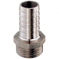 Guidi Nickel Plated Hose Connector M 1/2 in x 19 mm