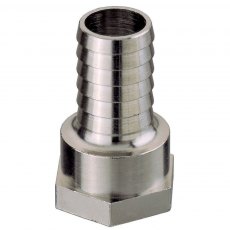 Guidi Nickel Plated Hose Connector F 1/2 in x 15 mm