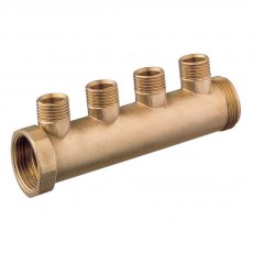 Guidi Brass Manifold F-M 3/4 in x 1/2 in 2 Ways