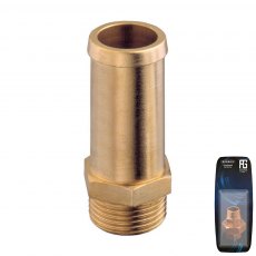 Guidi Brass Hose Connector in Export in Series with Male Head 1 in x 19 mm