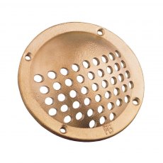 Guidi Brass Drilled Round Scoop - D150 mm