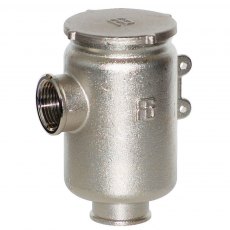 Guidi Nickel Plated Brass Water Strainer in Tirreno in Series 3/8 in