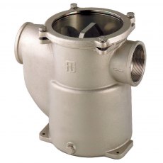 Guidi Nickel Plated Bronze Water Strainer in Mediterraneo in 3/8 in