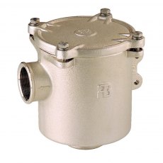 Guidi Nickel Plated Bronze Water Strainer in Ionio in 3/4 in