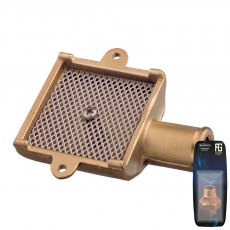 Guidi Brass Bilge Strum Box With Stainless steel Gauze 20 mm