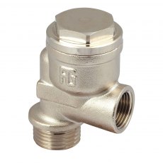 Guidi Nickel Plated Brass Siphon Break Valve 1/2 in