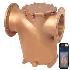 Guidi Bronze Water Strainer with PN16 Flanges DN65