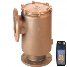 Guidi Bronze Water Strainer with PN16 Flanges DN65