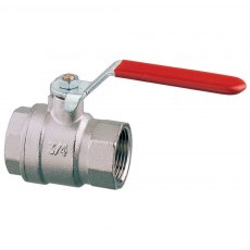 Guidi Nickel Plated Brass Lever Ball Valve F-F - 1/4 in