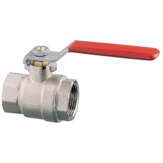 Guidi Nickel Plated Brass Lever Ball Valve F-F - 1/4 in