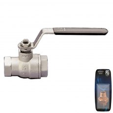 Guidi Stainless Steel Lever Operated Ball Valve F-F 1/4 in