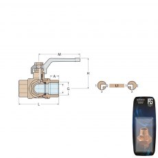 Guidi 3W Valv Lflow 1In1/4