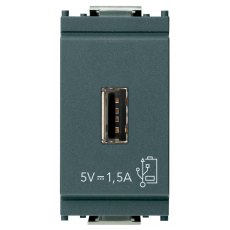 Vimar USB supply unit 5V 1,5A 1M grey