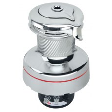 Harken 900UPWCW24-UniPower Radial Winch Chrome 24 Volt White RAL9003 w/Dual Function Control Box Inc