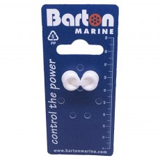 Barton Marine White Lacing Buttons