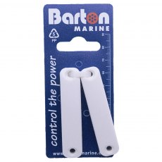 Barton Marine White Toe Strap Brid