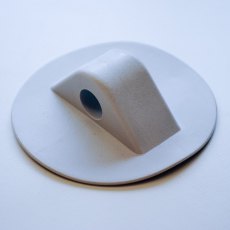 PVC Lifeline Holder 75mm Base x 10mm Hole