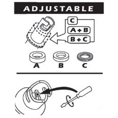 Halkey Roberts, Quicksilver, Wetline Honda, Zodiac inflate adaptor 21mm OD