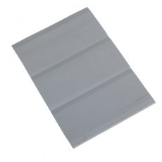 PVC Rubbing Strake Flat 3 Band 15cm Wide Grey