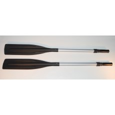 Alu Telescopic Oars 110cm to 155cm Black (Pair)