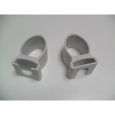 Zodiac Oar Clips Grey (Pair) Z2815