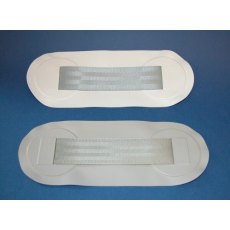 PVC Seat Patch Lt Grey with Webbing 350mm x 120mm