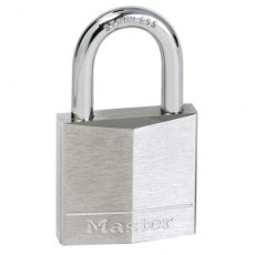 Masterlock Padlock Nickel Brass 40mm SS Shackle Masterlock Padlock Nickel Brass 40mm SS Shackle