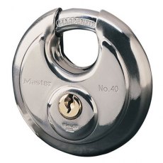 Masterlock Padlock SS 70mm Diameter Disc Steel Shackle Masterlock Padlock SS 70mm Diameter Disc Steel Shackle