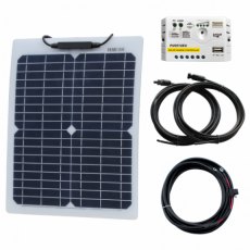 Photonic Universe 20W 12V Reinforced Semi-flexible solar charging kit Photonic Universe 20W 12V Reinforced Semi-flexible solar charging kit