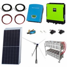 Photonic Universe 2kW grid-tie wind power kit with 5.4kW Sharp solar panels, 5.5kW hybrid inverter a Photonic Universe 2kW grid-tie wind power kit with 5.4kW Sharp solar panels, 5.5kW hybrid inverter a