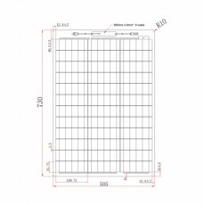 Photonic Universe 60W black semi-flexible fibreglass solar panel with durable ETFE coating Photonic Universe 60W black semi-flexible fibreglass solar panel with durable ETFE coating