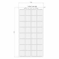 Photonic Universe 200W black semi-flexible fibreglass solar panel with durable ETFE coating Photonic Universe 200W black semi-flexible fibreglass solar panel with durable ETFE coating