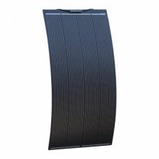Photonic Universe 200W black semi-flexible fibreglass solar panel with durable ETFE coating Photonic Universe 200W black semi-flexible fibreglass solar panel with durable ETFE coating