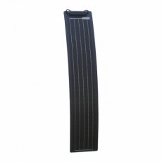 Photonic Universe 30W black ultra-narrow semi-flexible fibreglass solar panel with durable ETFE coat Photonic Universe 30W black ultra-narrow semi-flexible fibreglass solar panel with durable ETFE coat