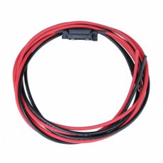 Photonic Universe 3m 16mm2 single core red and black extension cable with a fuse holder, 60A fuse an Photonic Universe 3m 16mm2 single core red and black extension cable with a fuse holder, 60A fuse an