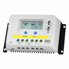 Photonic Universe 30A 12/24V solar charge controller / regulator with LCD display and powerful dual Photonic Universe 30A 12/24V solar charge controller / regulator with LCD display and powerful dual