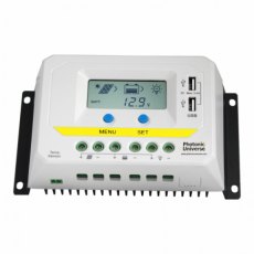 Photonic Universe 30A 12/24V solar charge controller / regulator with LCD display and powerful dual Photonic Universe 30A 12/24V solar charge controller / regulator with LCD display and powerful dual