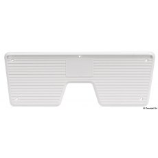 Knurled plastic stern protection plate Knurled plastic stern protection plate