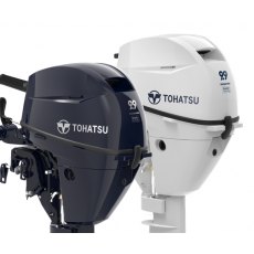 Tohatsu 9.9HP Short Shaft EFI Manual Start Tiller Control Outboard Engine With Fuel Tank & Line Tohatsu 9.9HP Short Shaft EFI Manual Start Tiller Control Outboard Engine With Fuel Tank & Line