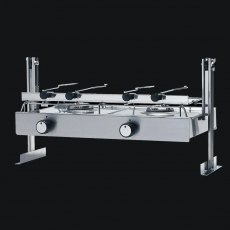 Techimpex RACER Double burner cooker with stainless steel burners. Techimpex RACER Double burner cooker with stainless steel burners.