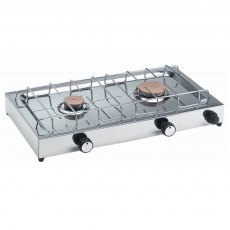 Techimpex SAILOR Double burner cooker with 2 brass burners. Techimpex SAILOR Double burner cooker with 2 brass burners.