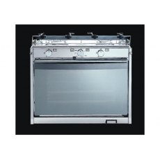 Techimpex Mariner 3 Cooker - 3 Burner Hob, Oven & Grill, Pan Clamps, Gimbals - Stainless Steel Oven Techimpex Mariner 3 Cooker - 3 Burner Hob, Oven & Grill, Pan Clamps, Gimbals - Stainless Steel Oven