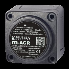Blue Sea Systems Blue Sea Systems Solenoid m-Series 65A 12/24V ACR Blue Sea Systems Blue Sea Systems Solenoid m-Series 65A 12/24V ACR