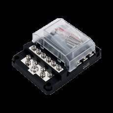 EGIS Mobile Electric RT Fuse Block 6 Pos w/Ground & LED Indication EGIS Mobile Electric RT Fuse Block 6 Pos w/Ground & LED Indication