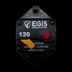 EGIS Mobile Electric Thermal Circuit Breaker 120 A, Panel Mount EGIS Mobile Electric Thermal Circuit Breaker 120 A, Panel Mount