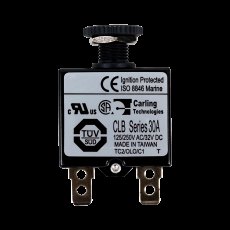 Blue Sea Systems Circuit Breaker Push Button QC 30A Blue Sea Systems Circuit Breaker Push Button QC 30A