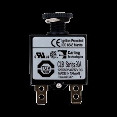 Blue Sea Systems Circuit Breaker Push Button QC 20A Blue Sea Systems Circuit Breaker Push Button QC 20A