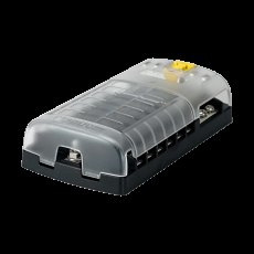 Blue Sea Systems Fuse Block STBlade 12circ w/gnd/cvr Blue Sea Systems Fuse Block STBlade 12circ w/gnd/cvr